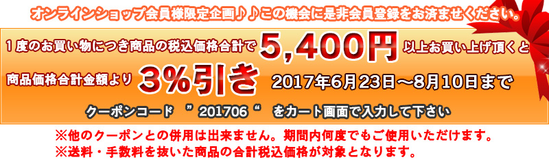 夏のセールクーポン