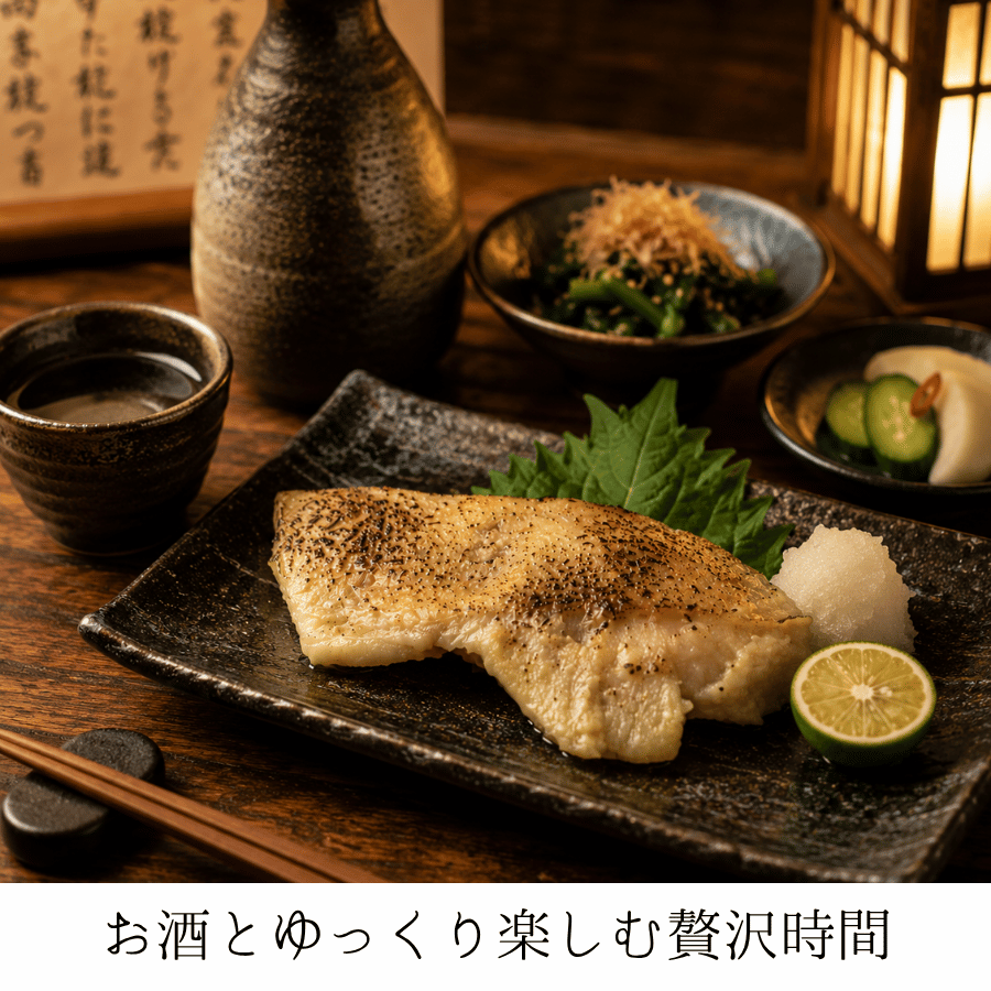 赤魚の西京焼きで晩酌