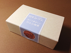 彩り小箱　川えび佃煮　パッケージ