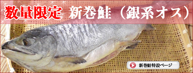 数量限定 山漬の特級品 新巻鮭